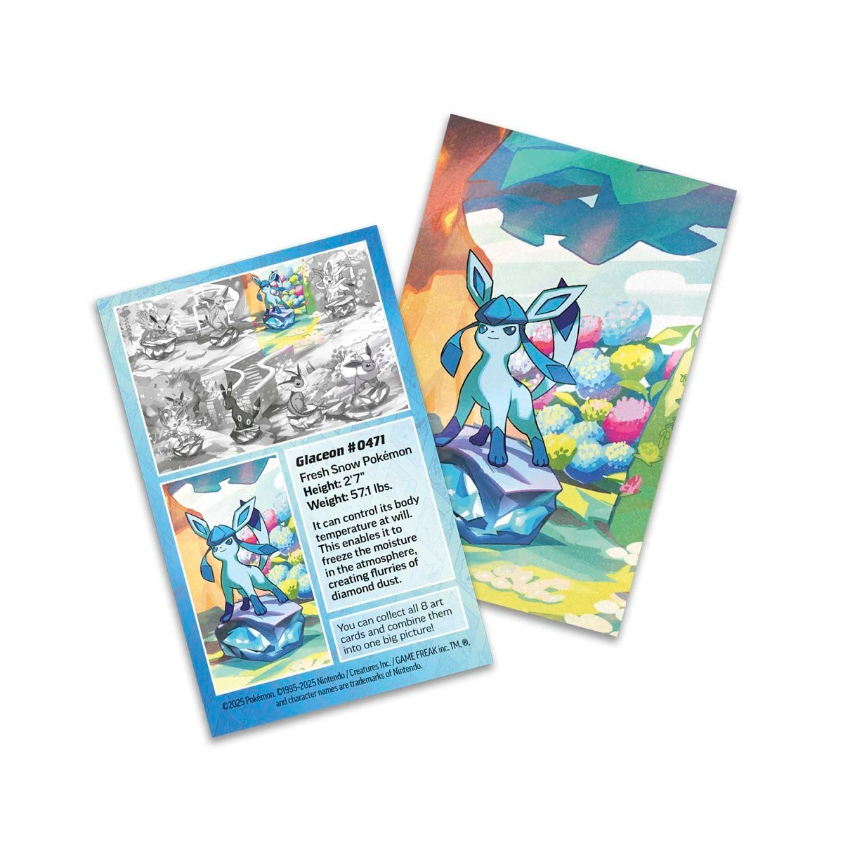 Pokemon TCG Scarlet & Violet Prismatic Evolutions Mini Tin (Glaceon)
