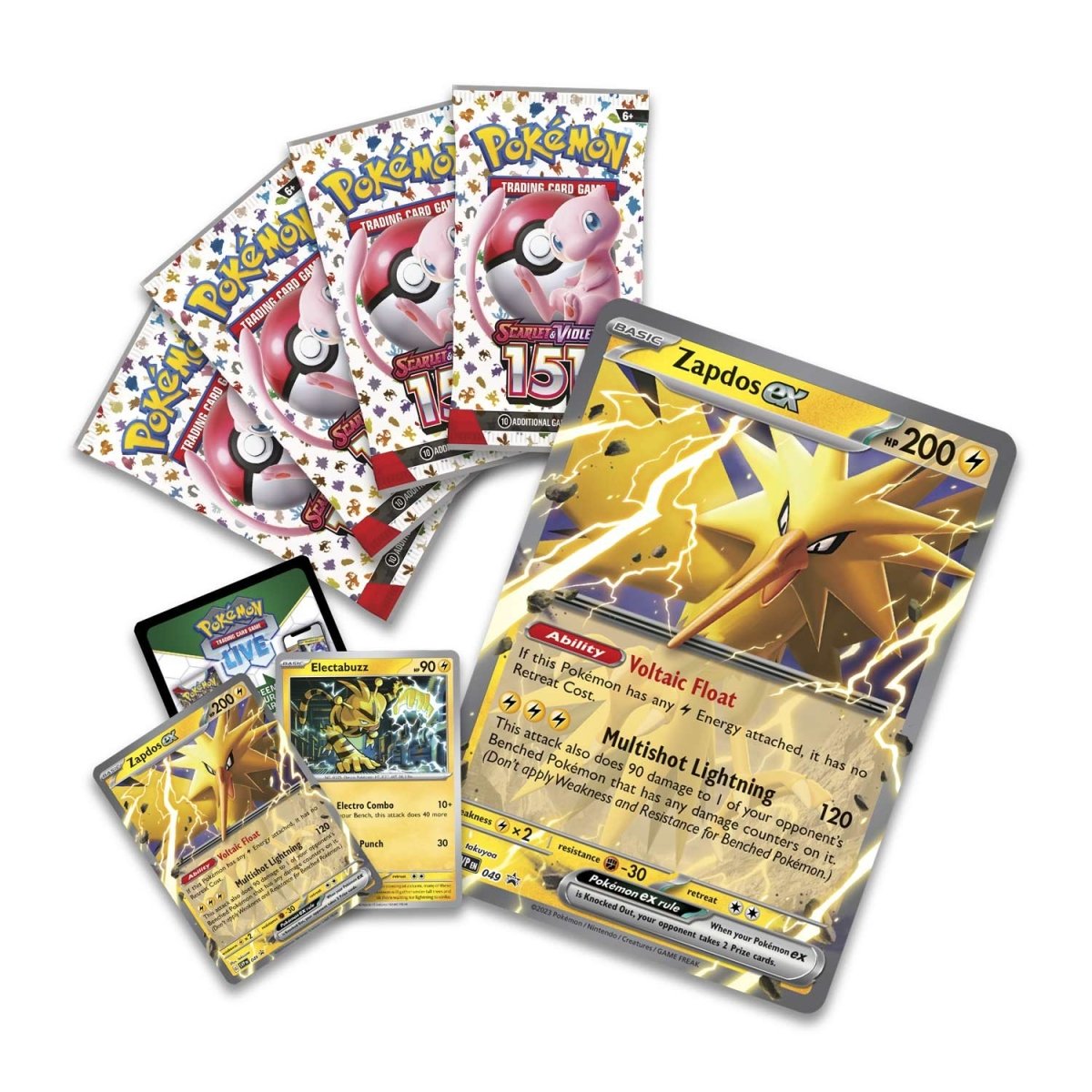 Pokemon TCG Scarlet & Violet 151 Collection (Zapdos ex)