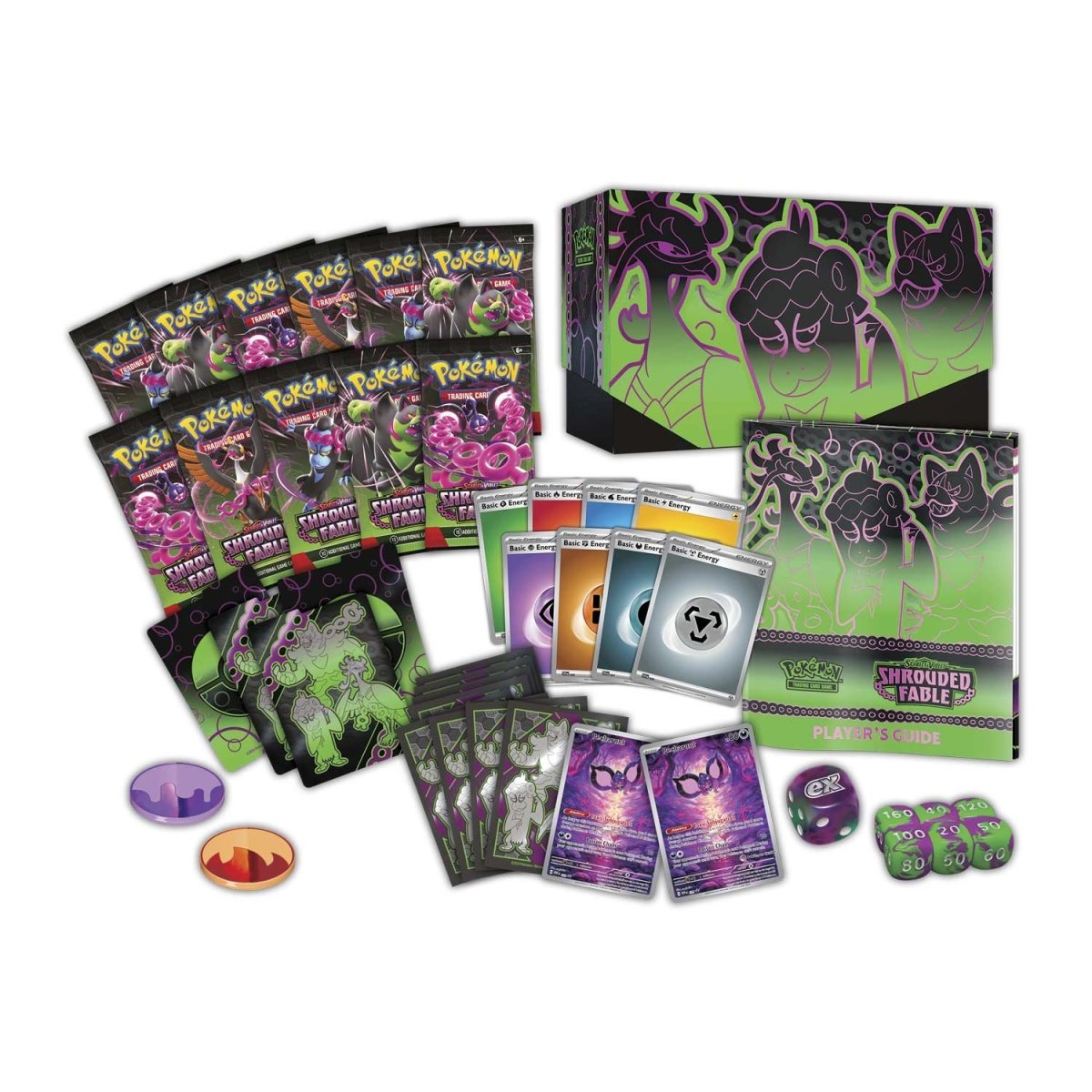 Pokmon TCG Scarlet & Violet Shrouded Fable Pokemon Center Edition Elite Trainer Box