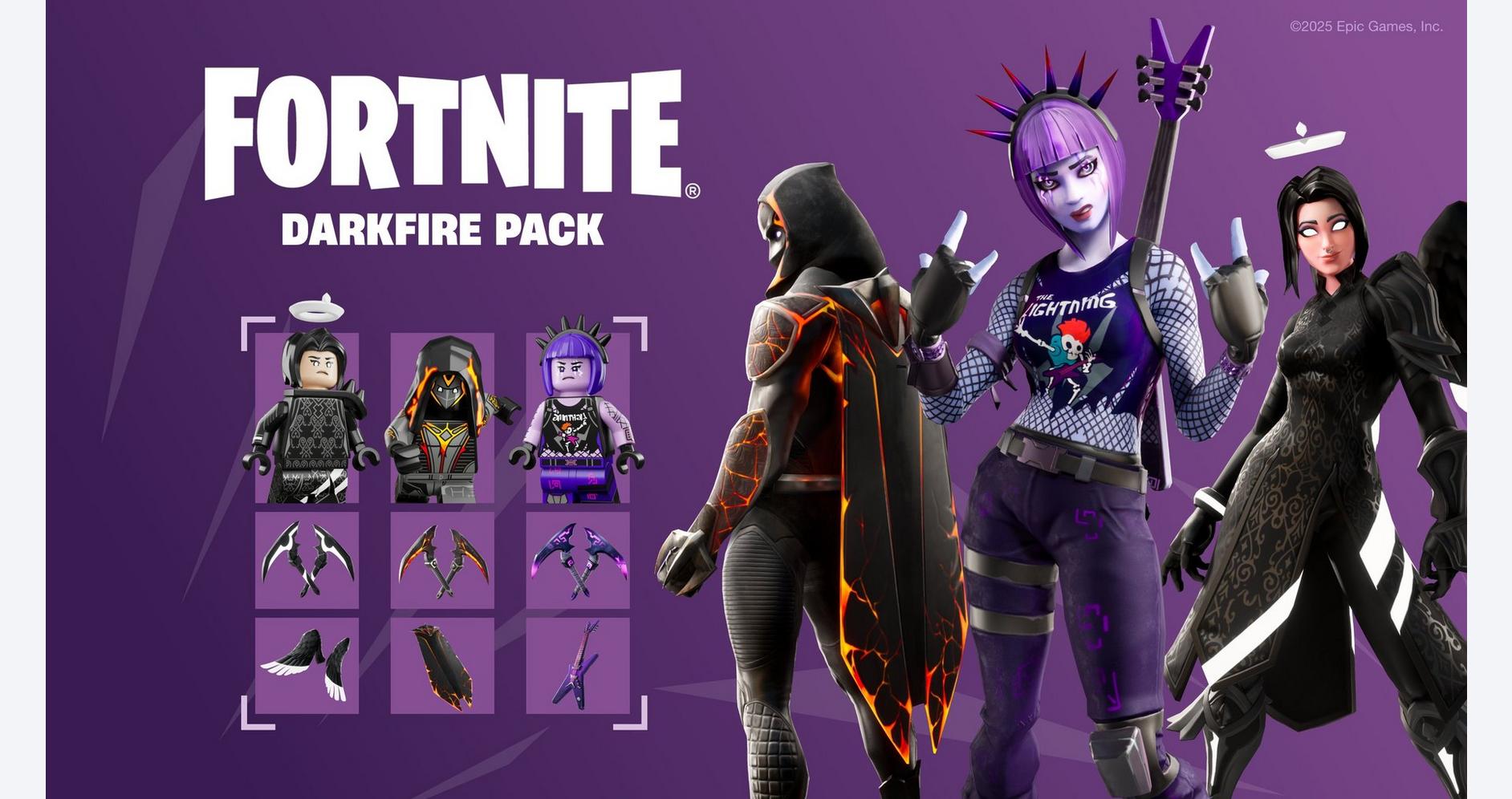 Fortnite Darkfire And Ice Bundle Code In Box Nintendo Switch 2