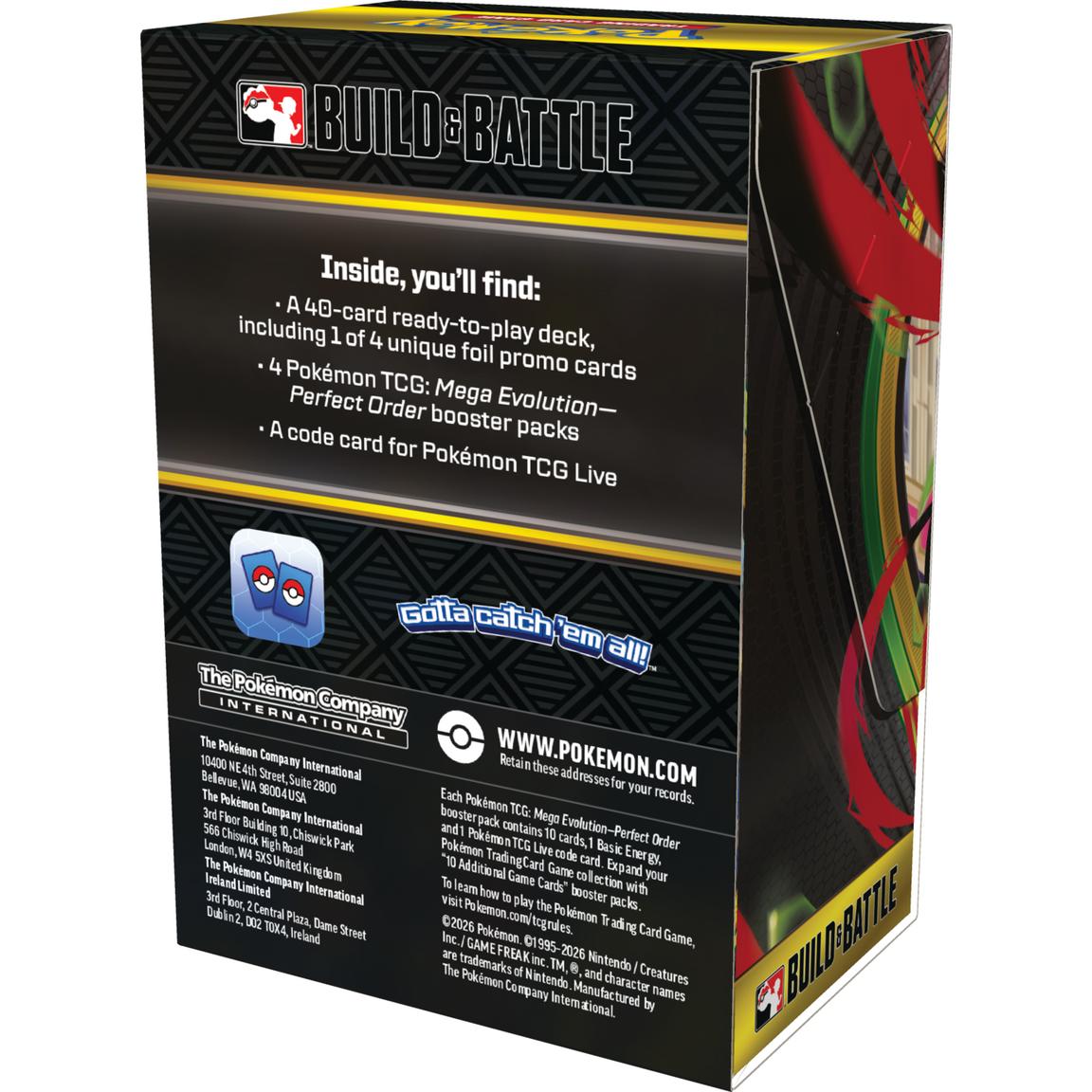 Pokemon Trading Card Game Perfect Order Build and Battle Box