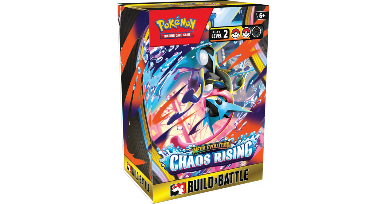 Pokemon Trading Card Game Pokemon Chaos Rising Build and Battle Box