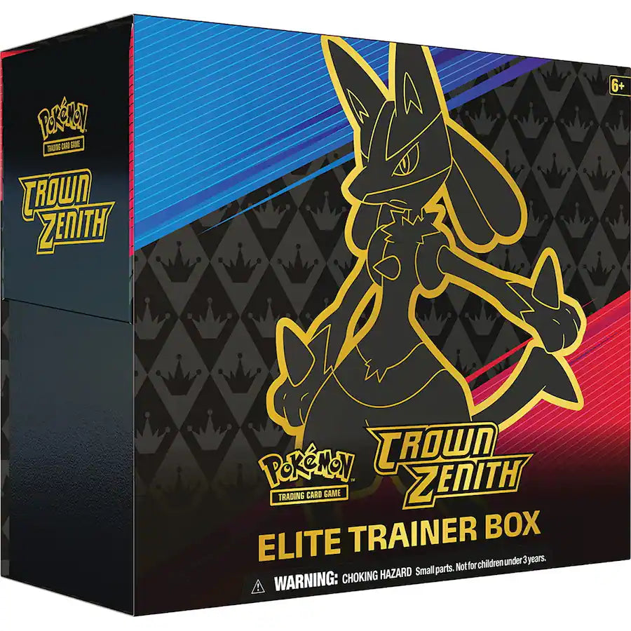 Pokemon TCG Crown Zenith Elite Trainer Box (Lucario)