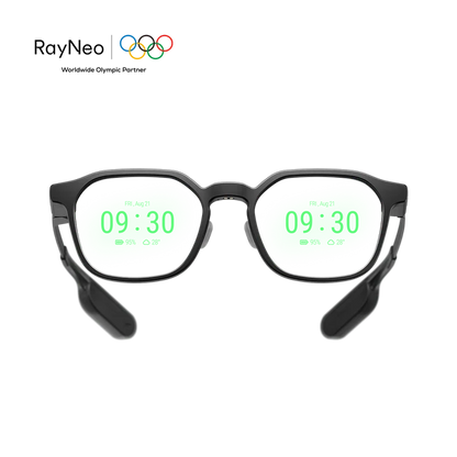 Rayneo Io AI Glasses With Prescription Lenses version：Polar Night (Grey) / Standard