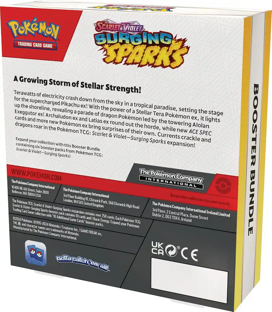 Pokemon TCG Scarlet & Violet Surging Sparks Booster Bundle