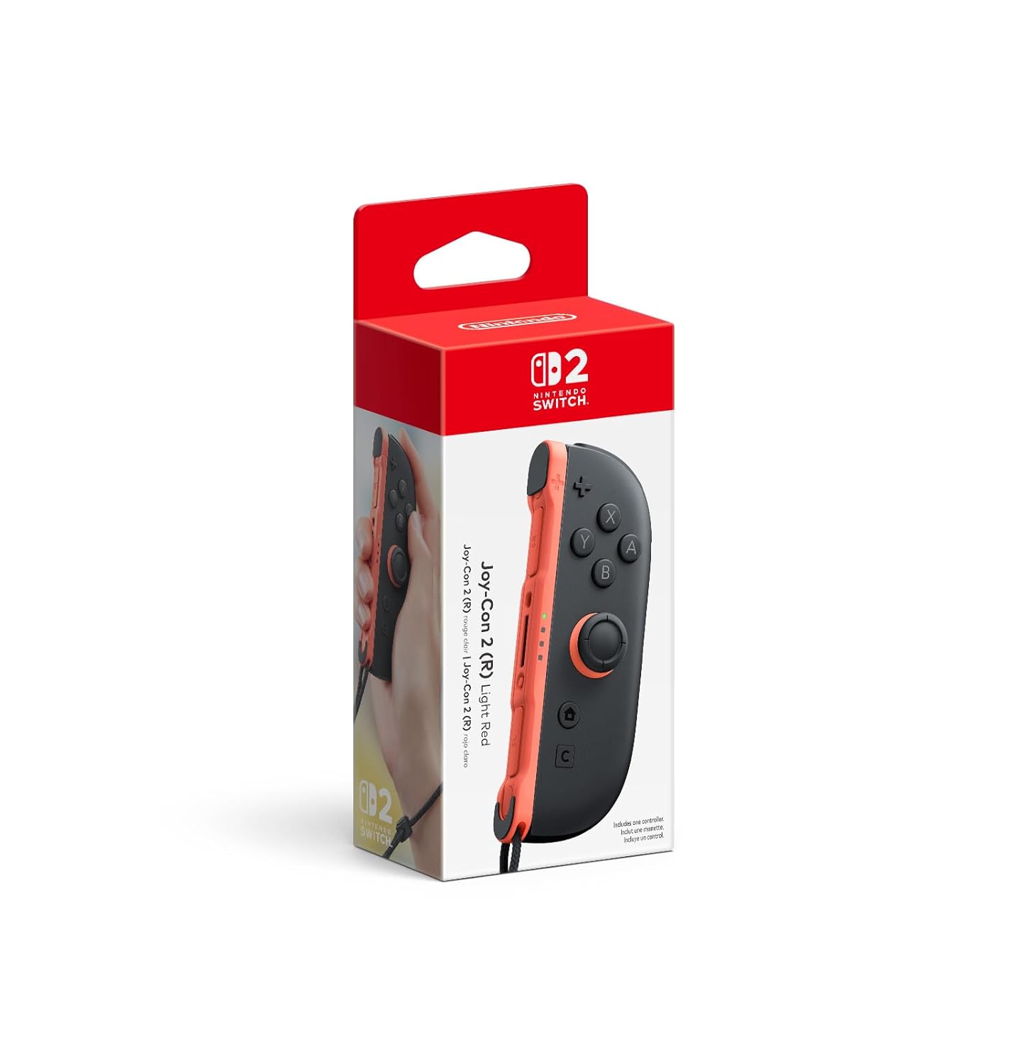 Nintendo Joy Con 2 (R) Light Red