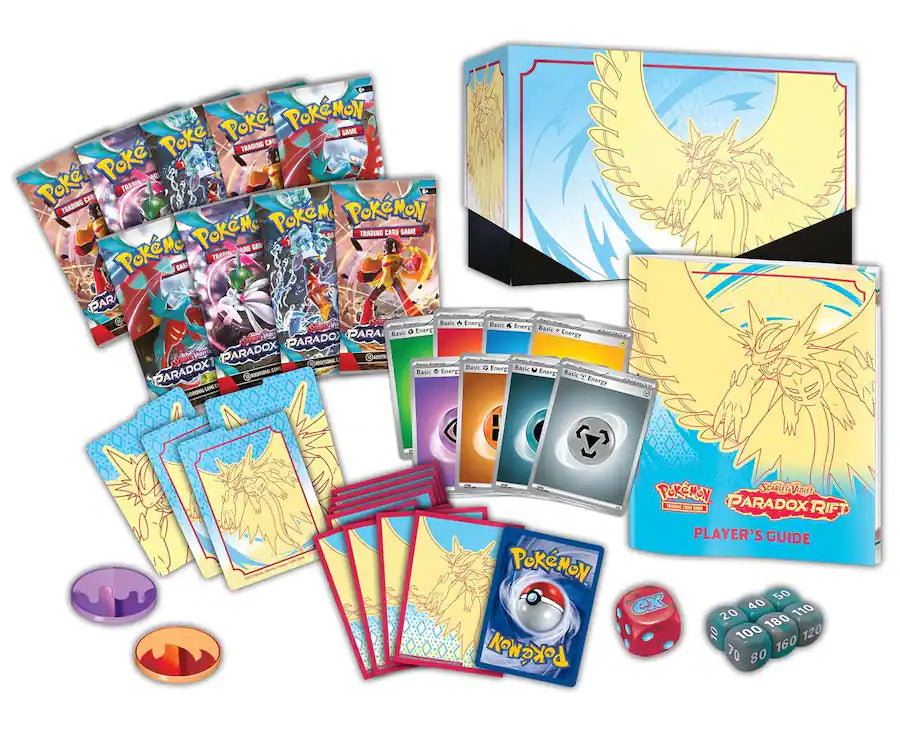 Pokemon TCG Scarlet & Violet Paradox Rift Elite Trainer Box Roaring Moon