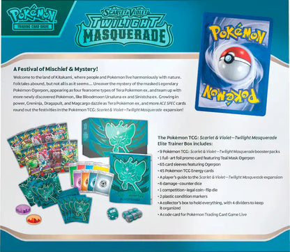 Pokemon Trading Card Game Twilight Masquerade Elite Trainer Box