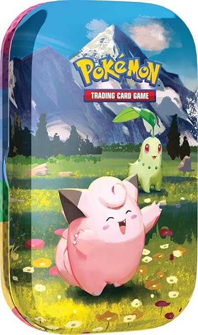 Pokemon TCG Mega Evolution Ascended Heroes Mini Tin Clefairy & Chikorita