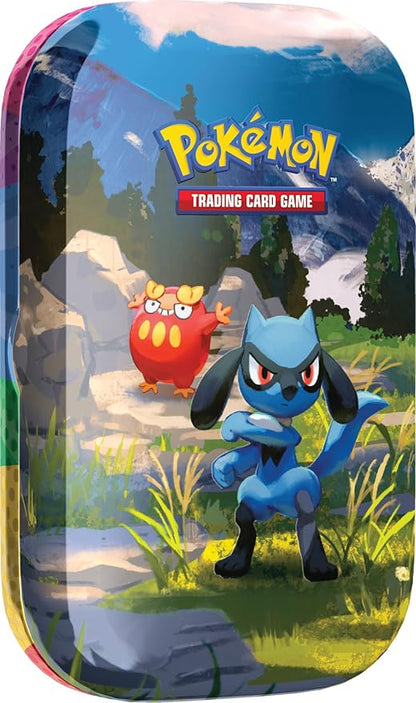 Pokemon TCG Mega Evolution Ascended Heroes Mini Tin Riolu & Darumaka