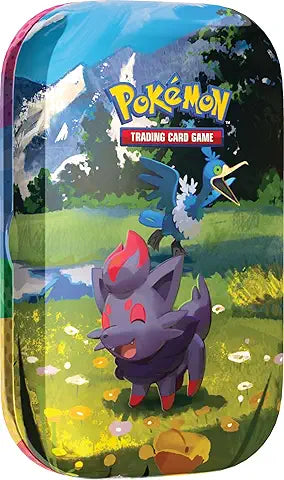 Pokemon TCG Mega Evolution Ascended Heroes Mini Tin Zorua & Cramorant
