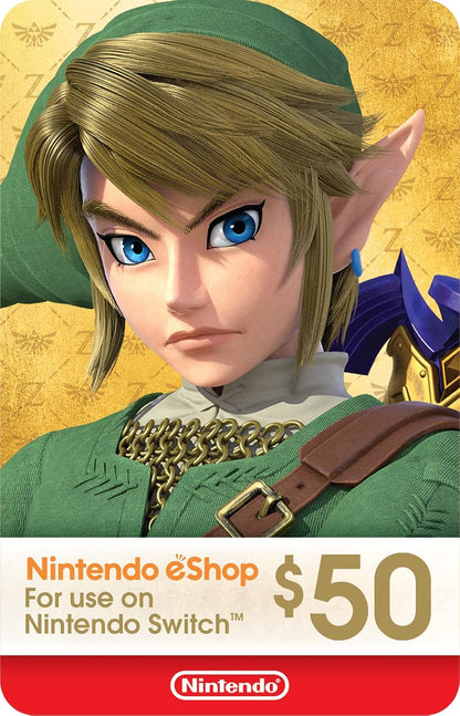 Nintendo Eshop Gift Card 50$ Usa United States