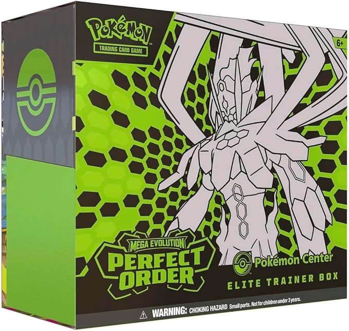 Pokemon TCG Mega Evolution Perfect Order Pokemon Center Edition Elite Trainer Box