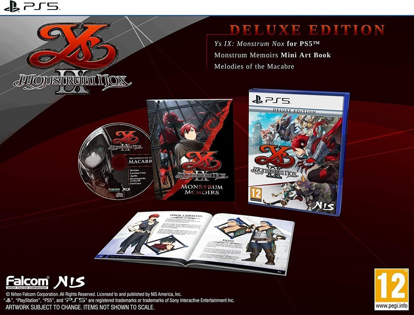 Ys IX Monstrum Nox Deluxe Edition Ps5