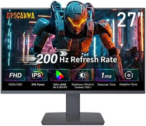 EpicArma EA-G27IRH-BK27 Gaming Display Monitor