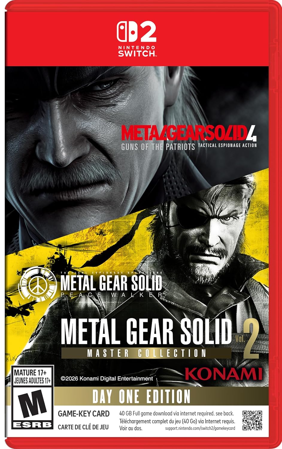 Metal Gear Solid Master Collection Vol 2 Nintendo Switch 2