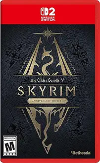 The Elder Scrolls V Skyrim Anniversary Edition Nintendo Switch 2 Code In Box