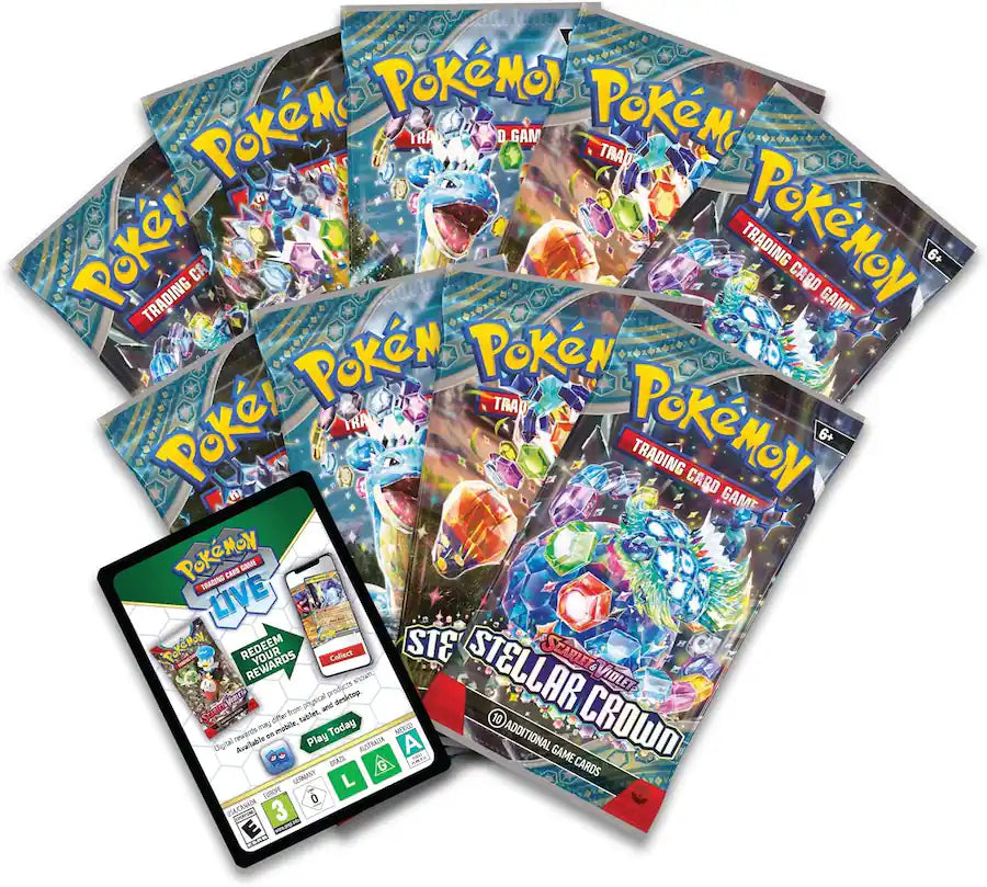 Pokemon TCG Scarlet & Violet Stellar Crown Elite Trainer Box