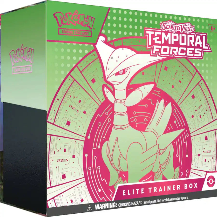 Pokemon TCG Scarlet & Violet - Temporal Forces Elite Trainer Box [Iron Leaves]