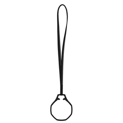 Swatch x Audemars Piguet Bioceramic Royal Pop Leather Lanyard Ocho Negro ACSSX03W101N S 7.08 INCH