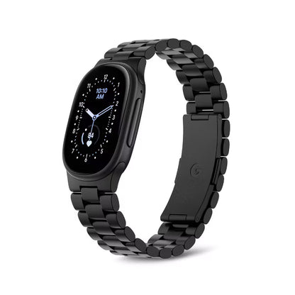 Google Fitbit Edge Metal Links Band Matte Black