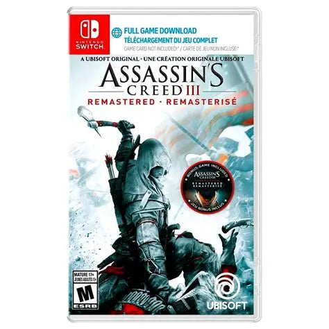 Assassins Creed III Remastered Nintendo Switch