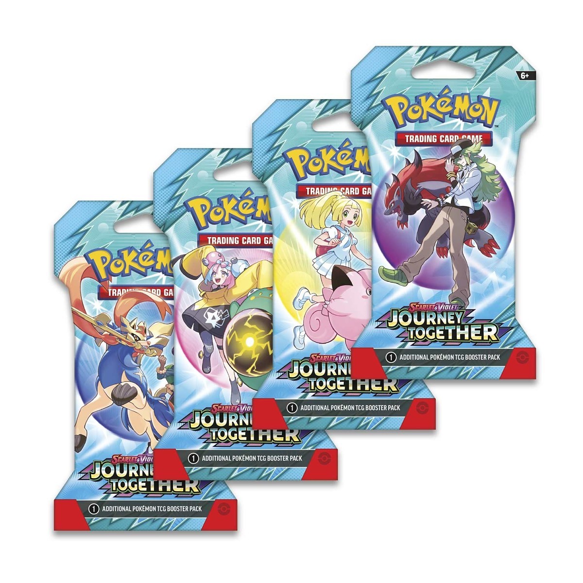 Pokémon TCG Scarlet & Violet Journey Together Sleeved Booster Pack (10 Cards)