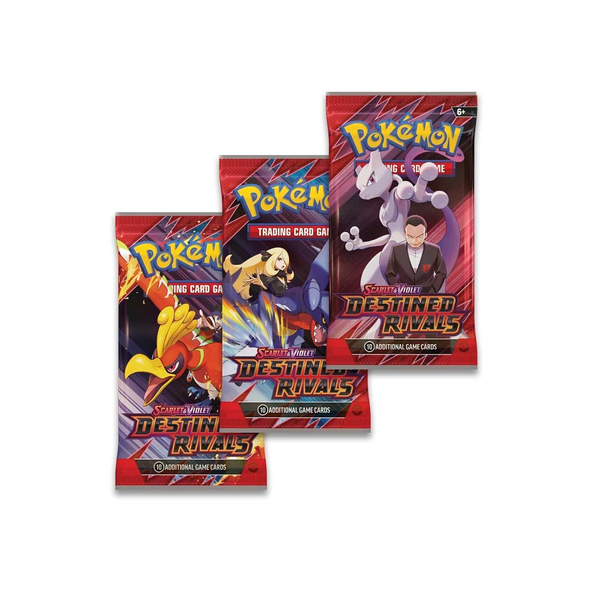 Pokemon TCG Scarlet & Violet Destined Rivals 3 Booster Packs & Kangaskhan Promo Card