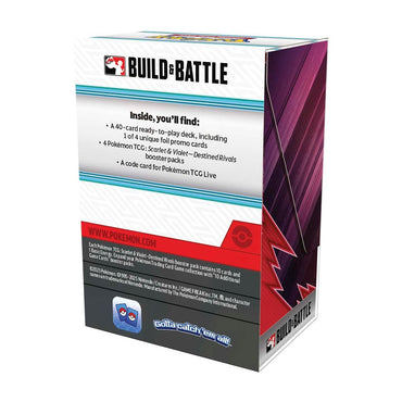 Pokemon TCG Scarlet & Violet Destined Rivals Build & Battle Box