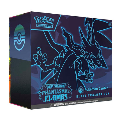 Pokemon TCG Mega Evolution Phantasmal Flames Pokemon Center Edition Elite Trainer Box