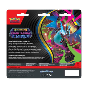 Pokemon TCG Mega Evolution Phantasmal Flames 3 Booster Packs & Sneasel Promo Card