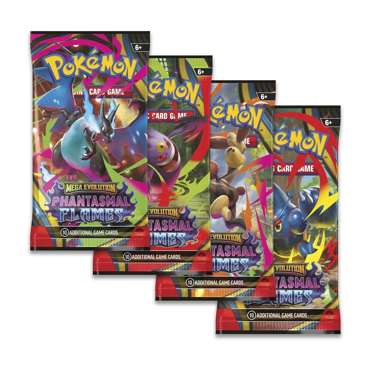 Pokemon TCG Mega Evolution Phantasmal Flames Booster Display Box (36 Packs)