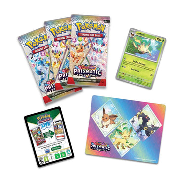 Pokemon TCG Scarlet & Violet Prismatic Evolutions Tech Sticker Collection (Leafeon)