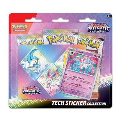 Pokemon TCG Scarlet & Violet Prismatic Evolutions Tech Sticker Collection (Sylveon)