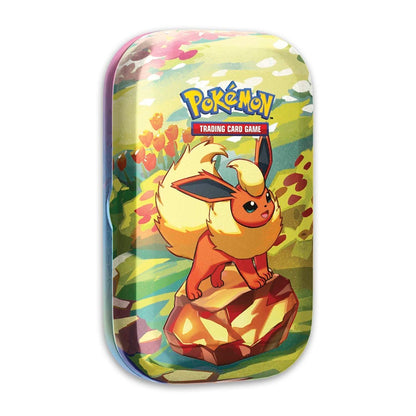Pokemon TCG Scarlet & Violet Prismatic Evolutions Mini Tin (Flareon)