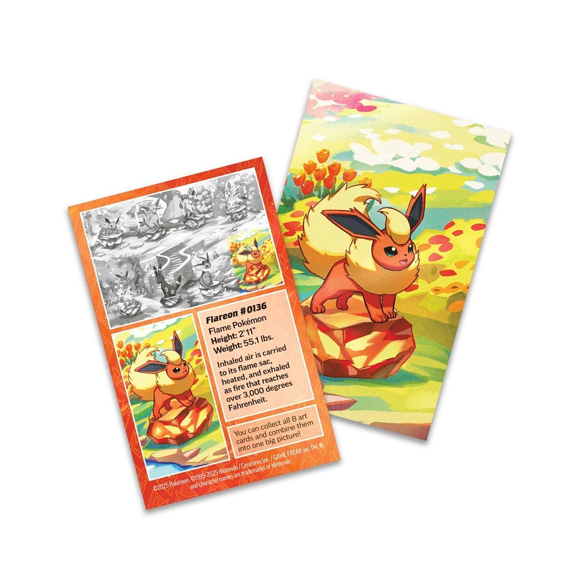 Pokemon TCG Scarlet & Violet Prismatic Evolutions Mini Tin (Flareon)