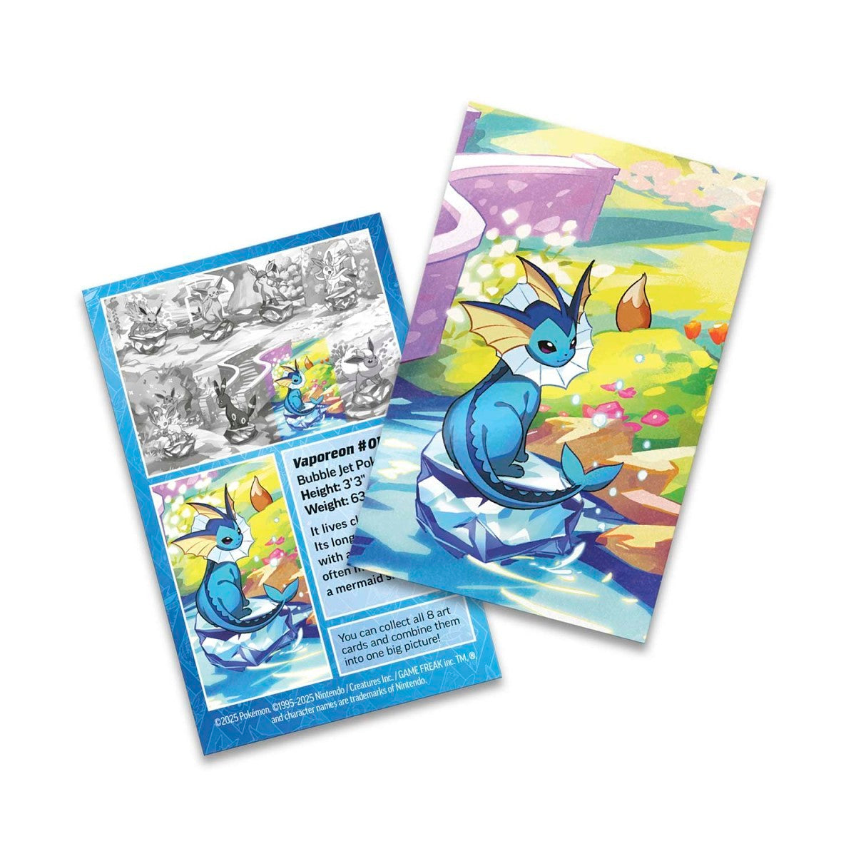 Pokemon TCG Scarlet & Violet Prismatic Evolutions Mini Tin (Vaporeon)