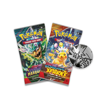 Pokemon TCG 3 Team Rockets Pokemon with 2 Booster Packs & Coin
