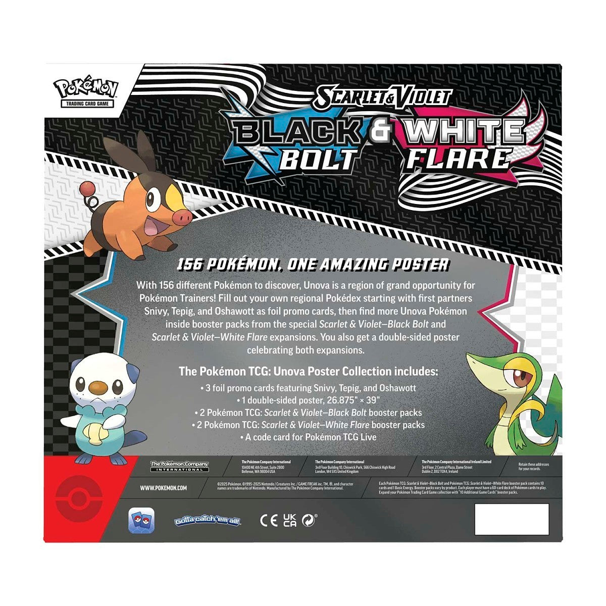 Pokemon TCG Unova Poster Collection
