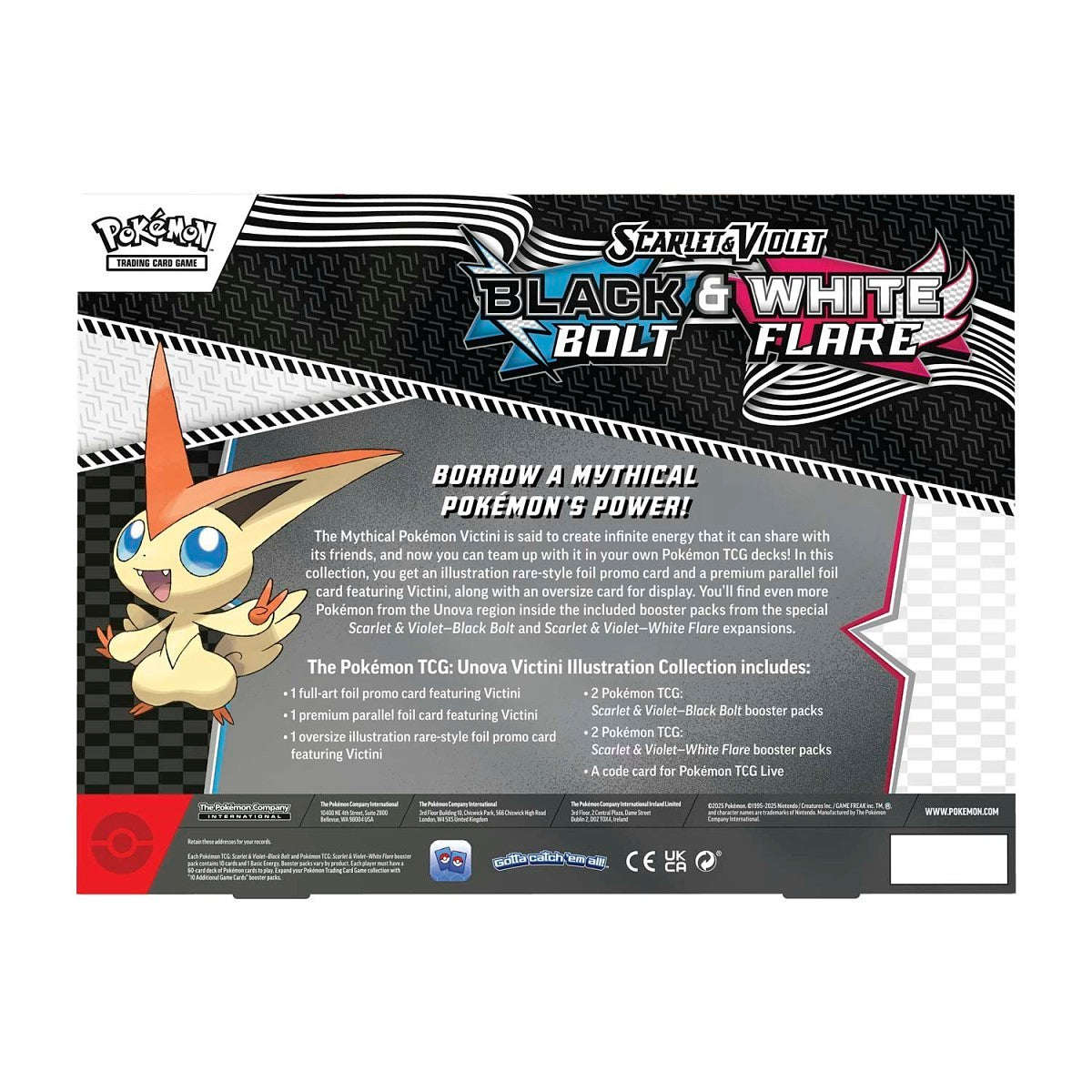 Pokemon TCG Unova Victini Illustration Collection
