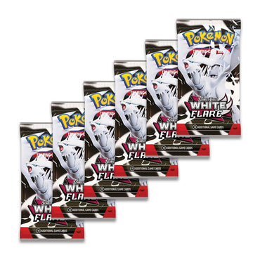 Pokemon TCG Scarlet & Violet White Flare Booster Bundle (6 Packs)