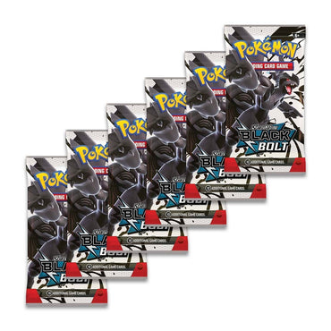 Pokemon TCG Scarlet & Violet Black Bolt Booster Bundle (6 Packs)
