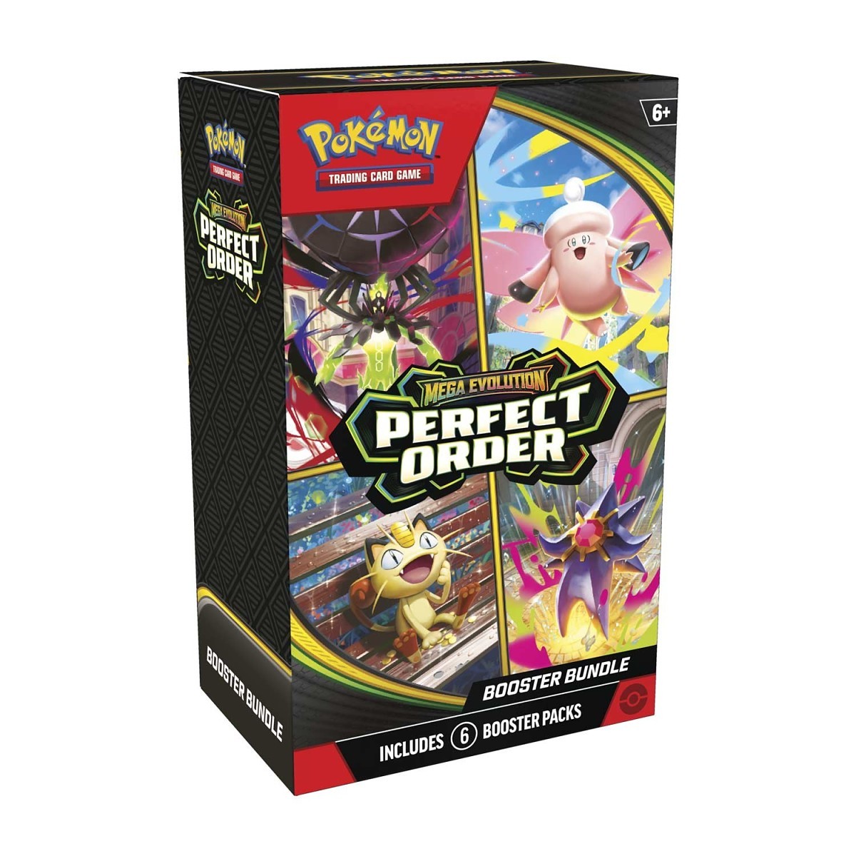 Pokemon TCG Mega Evolution Perfect Order Booster Bundle 6 Packs