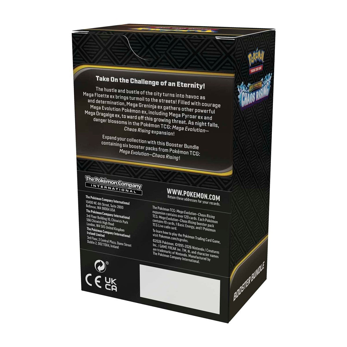 Pokemon TCG Mega Evolution Chaos Rising Booster Bundle