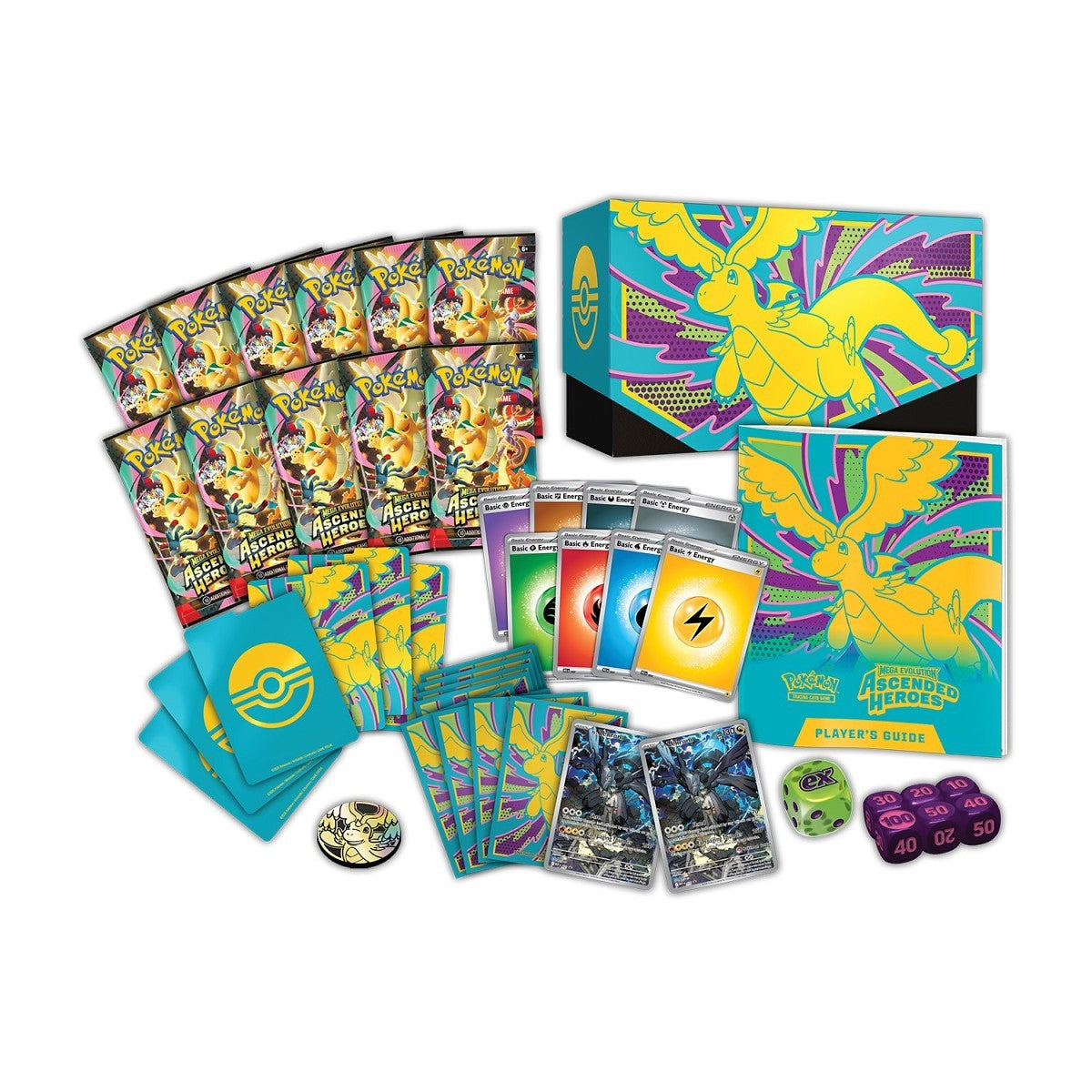 Pokemon Tcg Mega Evolution Ascended Heroes Pokemon Center Edition Elite Trainer Box