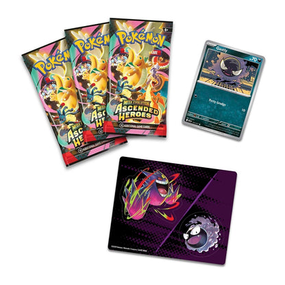 Pokemon TCG Mega Evolution Ascended Heroes Tech Sticker Collection Gastly