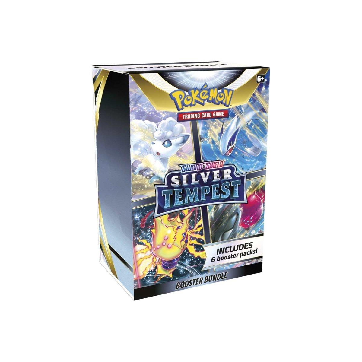 Pokemon TCG Sword & Shield Silver Tempest Booster Bundle (6 Packs)