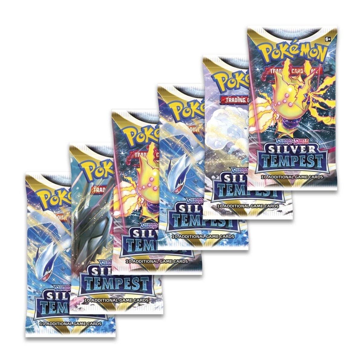 Pokemon TCG Sword & Shield Silver Tempest Booster Bundle (6 Packs)