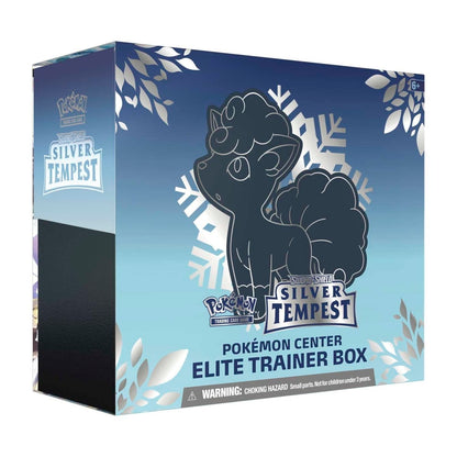 Pokemon TCG Sword & Shield Silver Tempest Pokemon Center Edition Elite Trainer Box