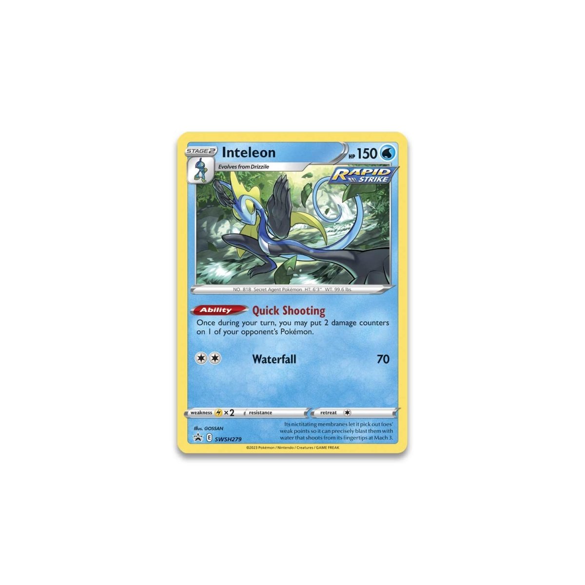 Pokemon TCG Crown Zenith Pin Collection (Inteleon)